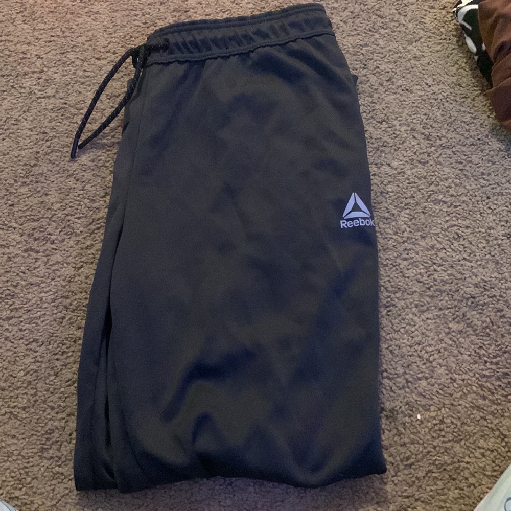 Dark blue Reebok sweatpants